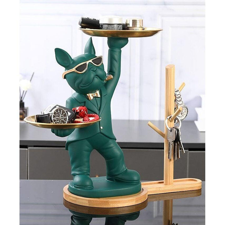 Vide Poche Design Bouledogue | Cali - Designix Vide poche Gris