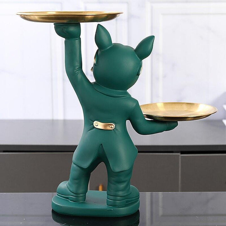 Vide Poche Design Bouledogue | Cali - Designix Vide poche Gris