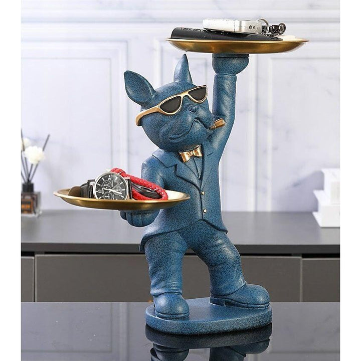 Vide Poche Design Bouledogue | Cali - Designix Vide poche Vert
