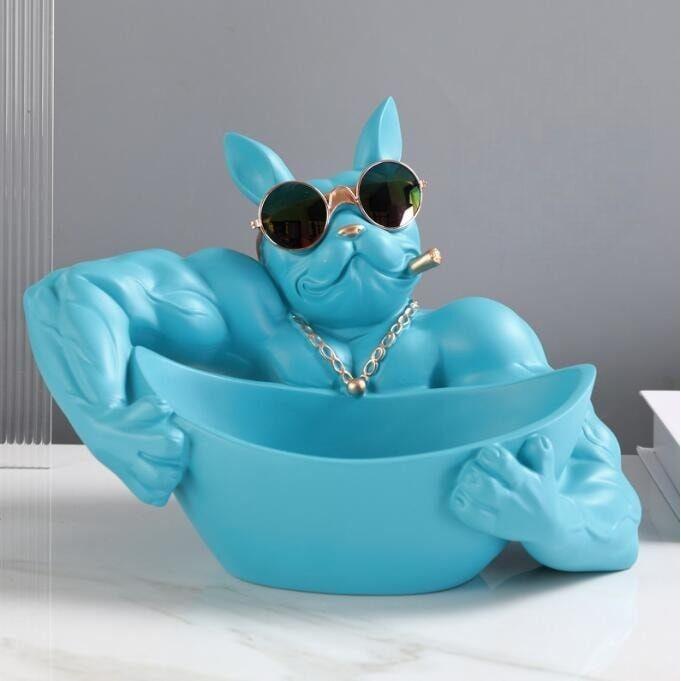 Vide Poche Design Bouledogue | Diesel - Designix Vide poche Effet Pierre