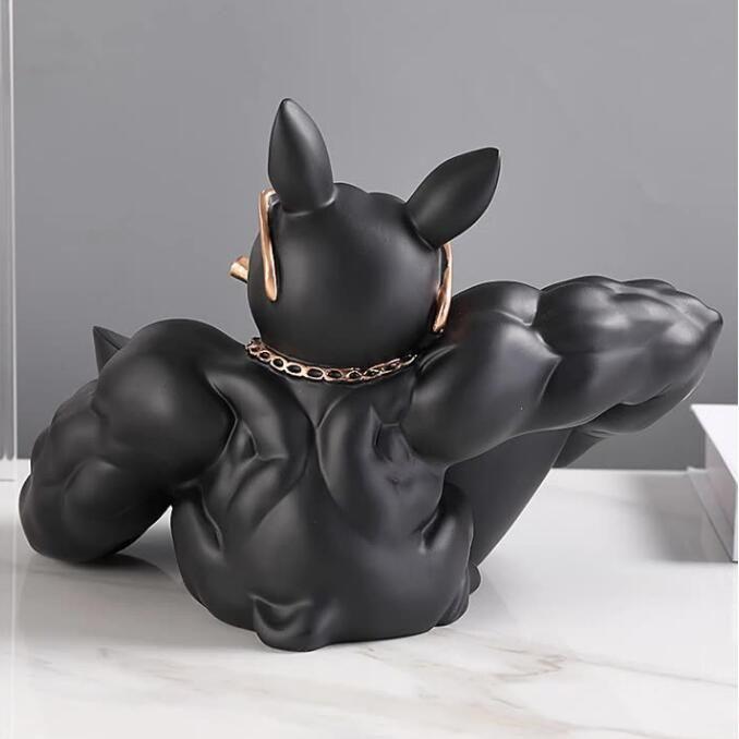 Vide Poche Design Bouledogue | Diesel - Designix Vide poche Noir