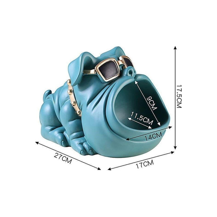 Vide Poche Design Bouledogue | Drift - Designix Vide poche Bleu