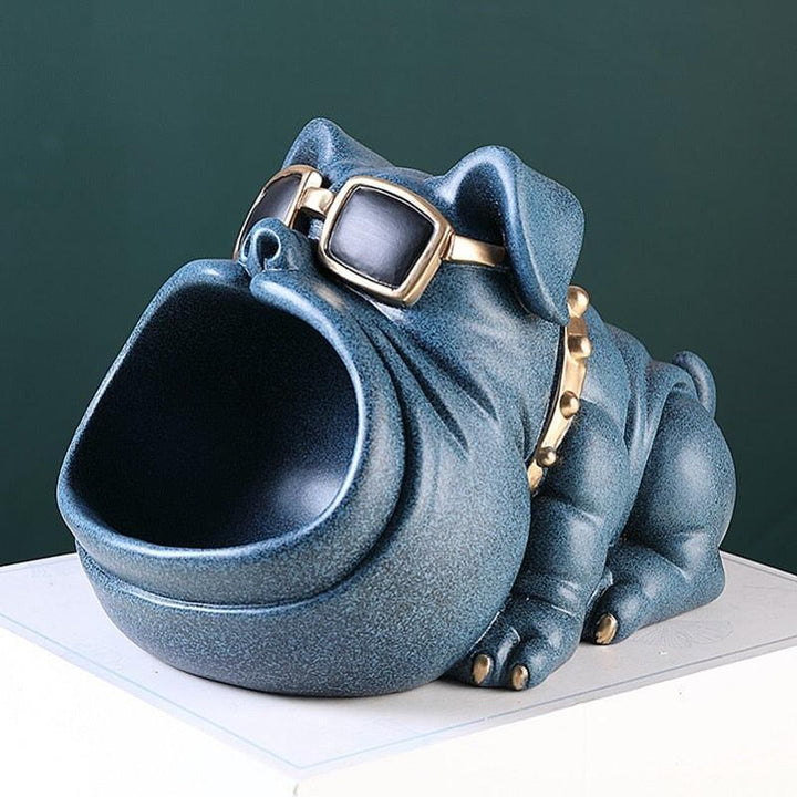 Vide Poche Design Bouledogue | Drift - Designix Vide poche Bleu