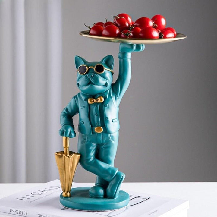 Vide Poche Design Bouledogue | Rainbow - Designix Vide poche Vert