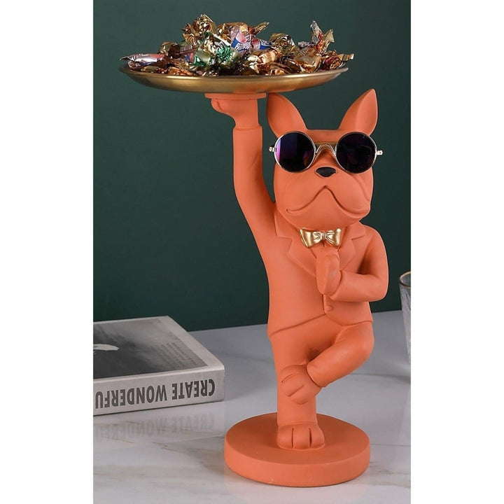 Vide Poche Design Bouledogue | Snuggles - Designix Vide poche Noir