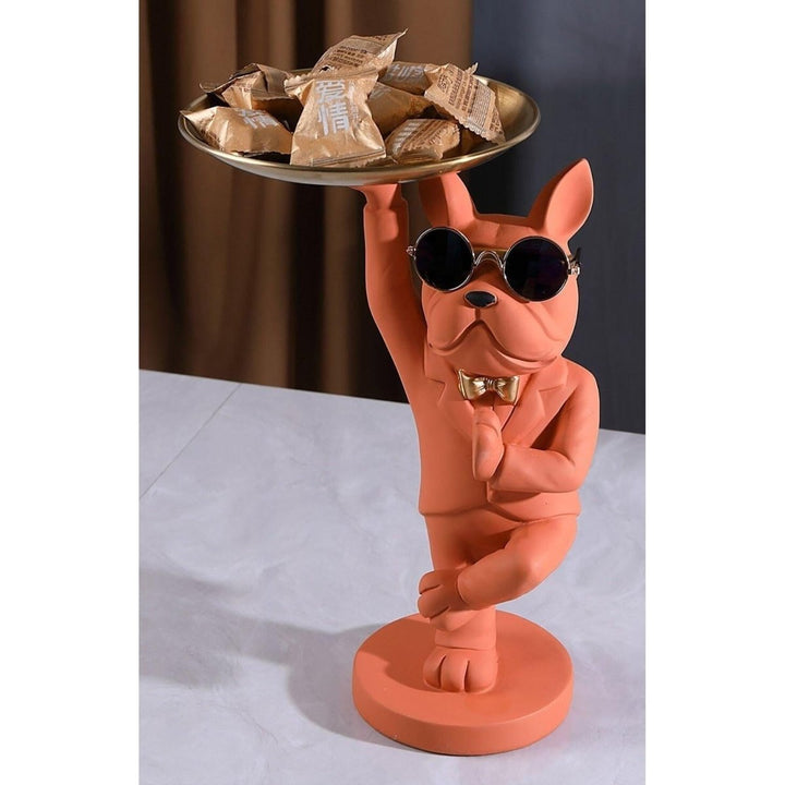 Vide Poche Design Bouledogue | Snuggles - Designix Vide poche Noir