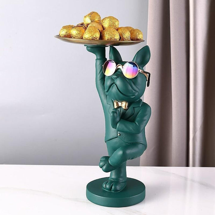 Vide Poche Design Bouledogue | Snuggles - Designix Vide poche Plateau de 30 cm