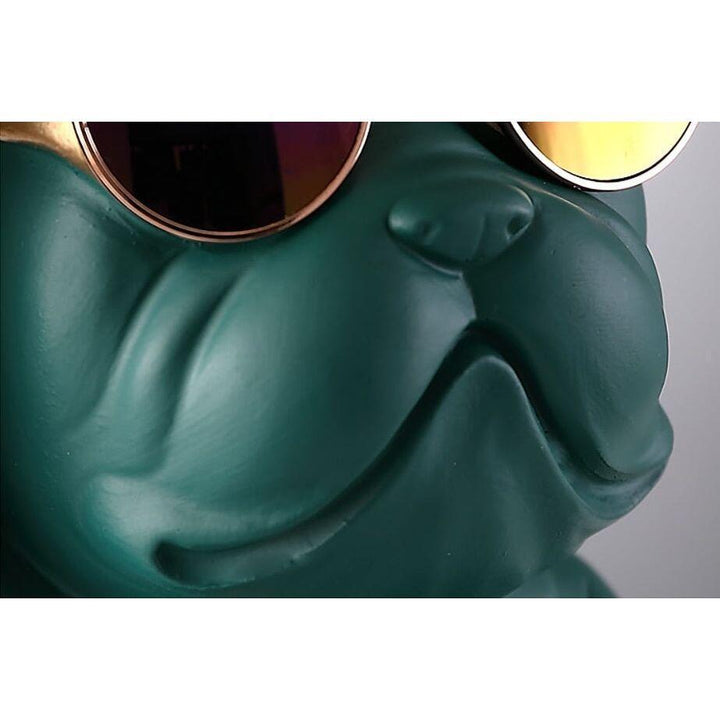 Vide Poche Design Bouledogue | Snuggles - Designix Vide poche Vert