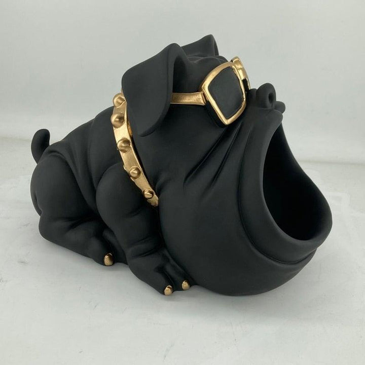 Vide Poche Design Bouledogue | Tank - Designix Vide poche Noir