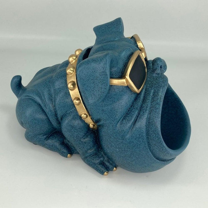 Vide Poche Design Bouledogue | Tank - Designix Vide poche Noir