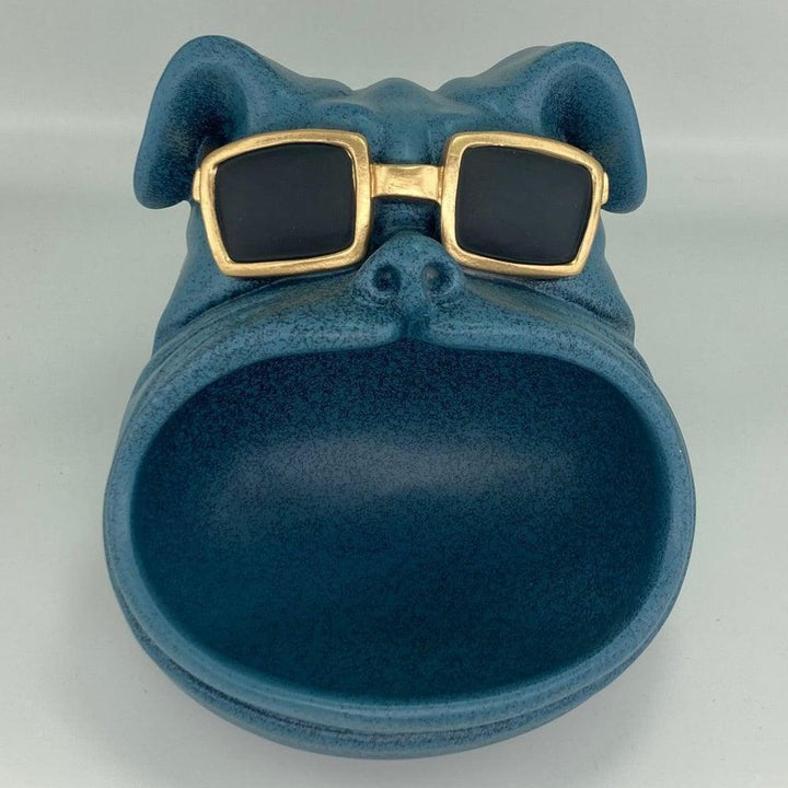 Vide Poche Design Bouledogue | Tank - Designix Vide poche Noir