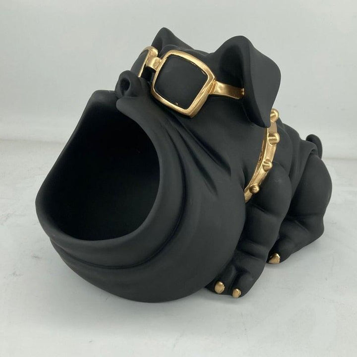 Vide Poche Design Bouledogue | Tank - Designix Vide poche Noir