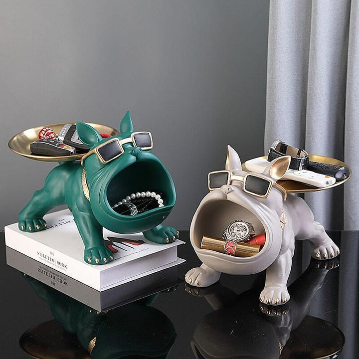 Vide Poche Design Bouledogue | Toto - Designix Vide poche Noir