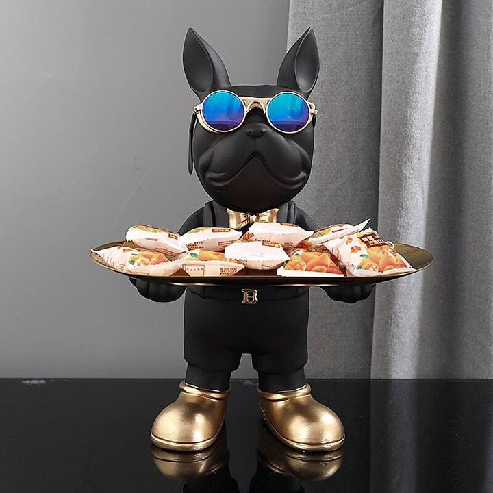 Vide Poche Design Bouledogue | Zorro - Designix Vide poche Vert
