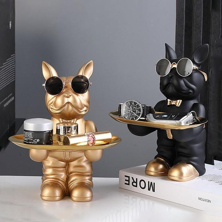 Vide Poche Design Bulldog | Boucle - Designix Vide poche Orange