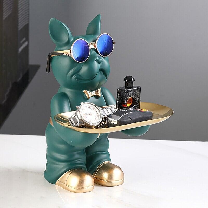 Vide Poche Design Bulldog | Boucle - Designix Vide poche Vert