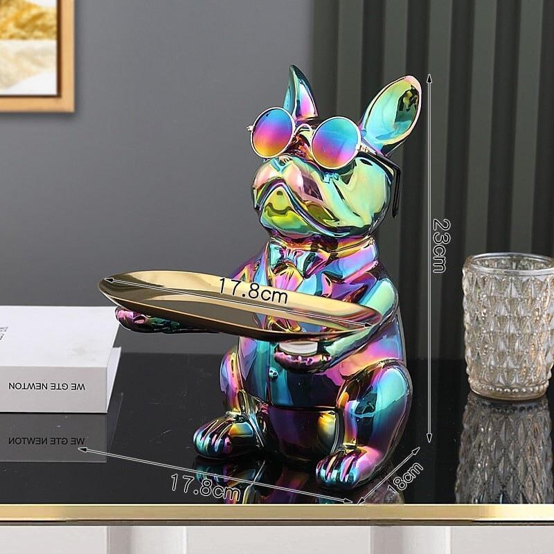 Vide Poche Design Bulldog | Oreo - Designix Vide poche Bleu