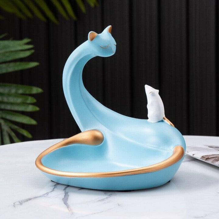Vide Poche Design Chat | Jet - Designix Vide poche Bleu