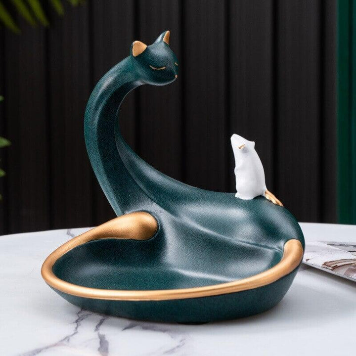 Vide Poche Design Chat | Jet - Designix Vide poche Noir