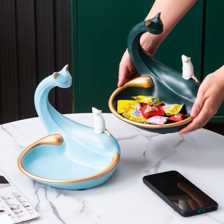 Vide Poche Design Chat | Jet - Designix Vide poche Noir