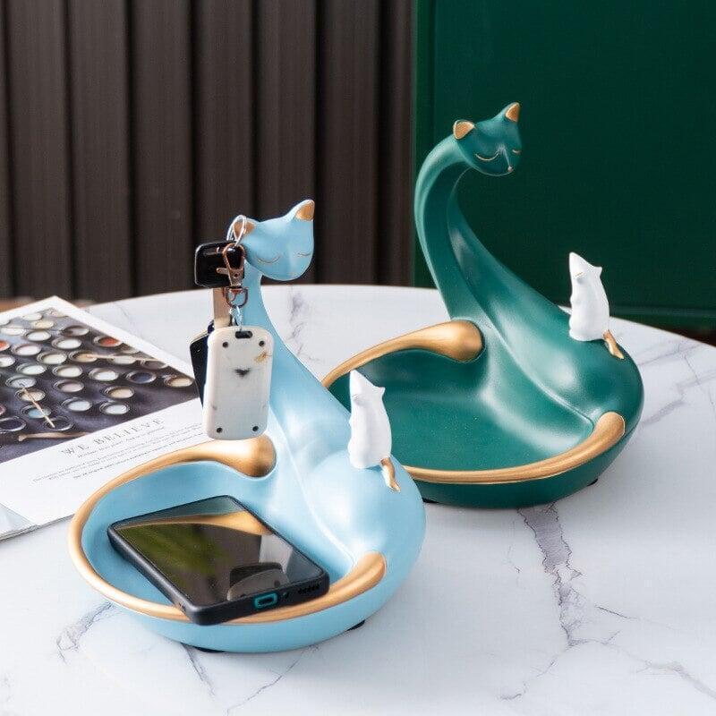 Vide Poche Design Chat | Jet - Designix Vide poche Noir