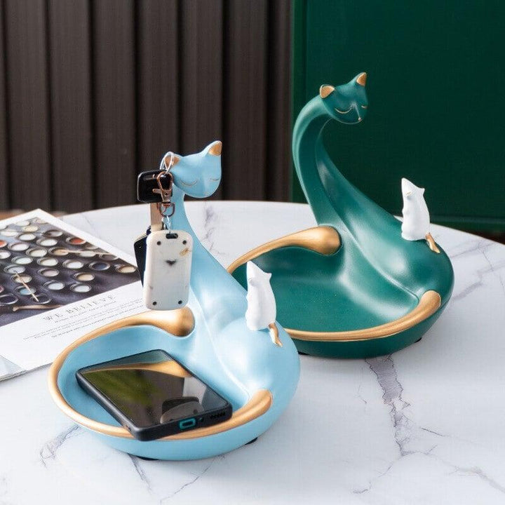 Vide Poche Design Chat | Jet - Designix Vide poche Noir