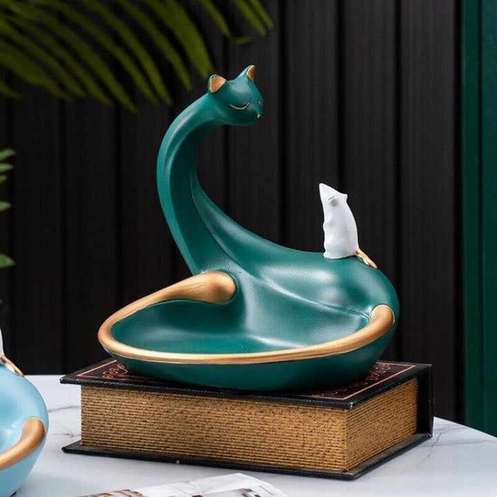 Vide Poche Design Chat | Jet - Designix Vide poche Vert