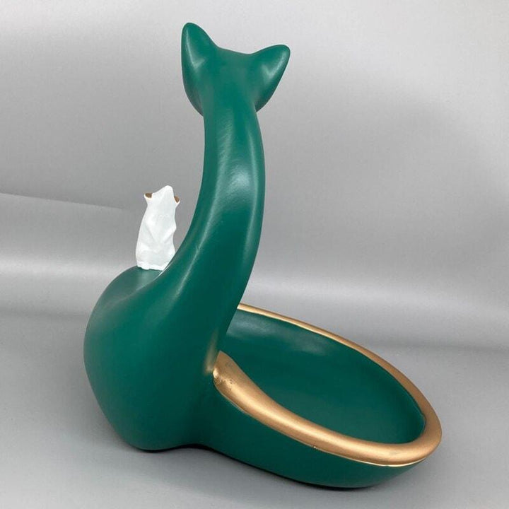 Vide Poche Design Chat | Jet - Designix Vide poche Vert