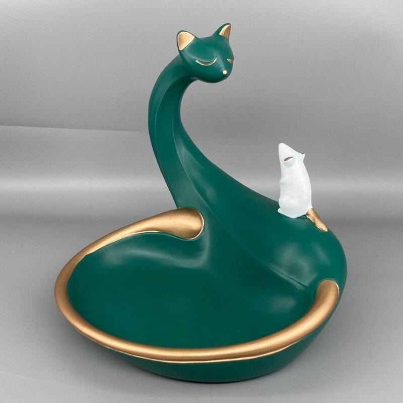 Vide Poche Design Chat | Jet - Designix Vide poche Vert