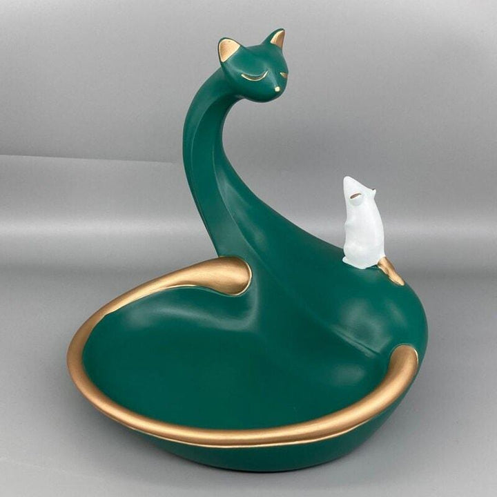 Vide Poche Design Chat | Jet - Designix Vide poche Vert