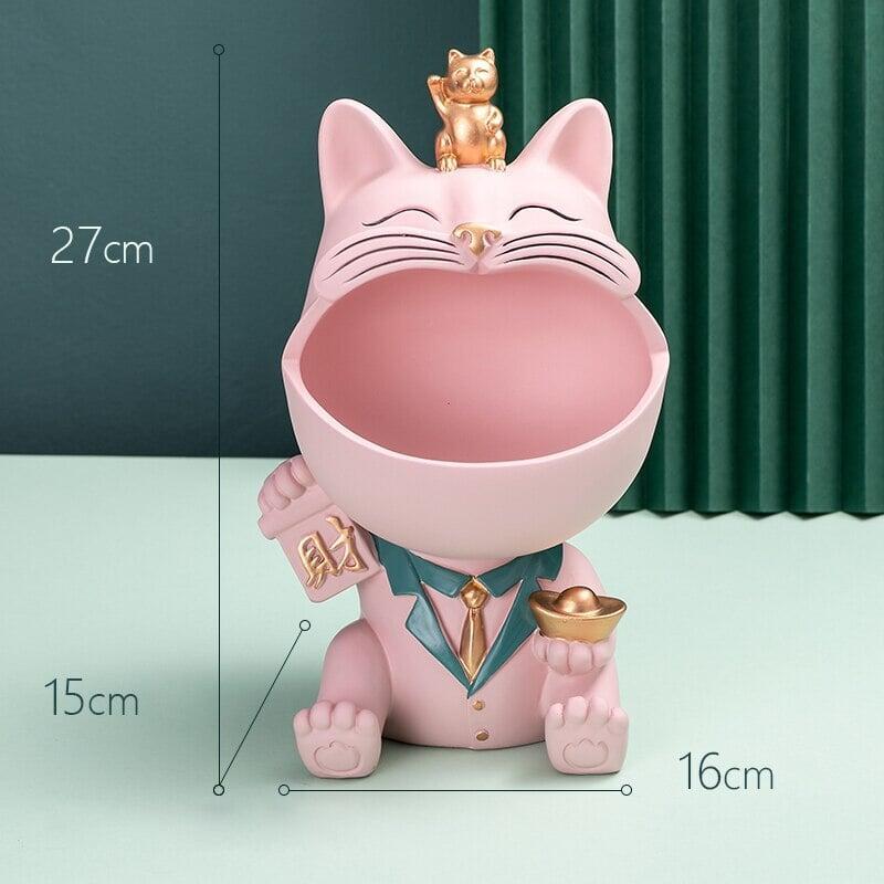 Vide Poche Design Chat | Midnight - Designix Vide poche Rose