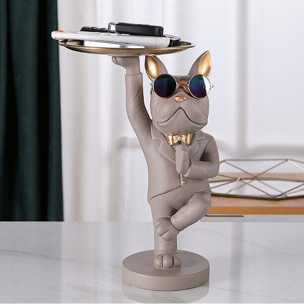 Vide Poche Design Chien | Flipper - Designix Vide poche Gris