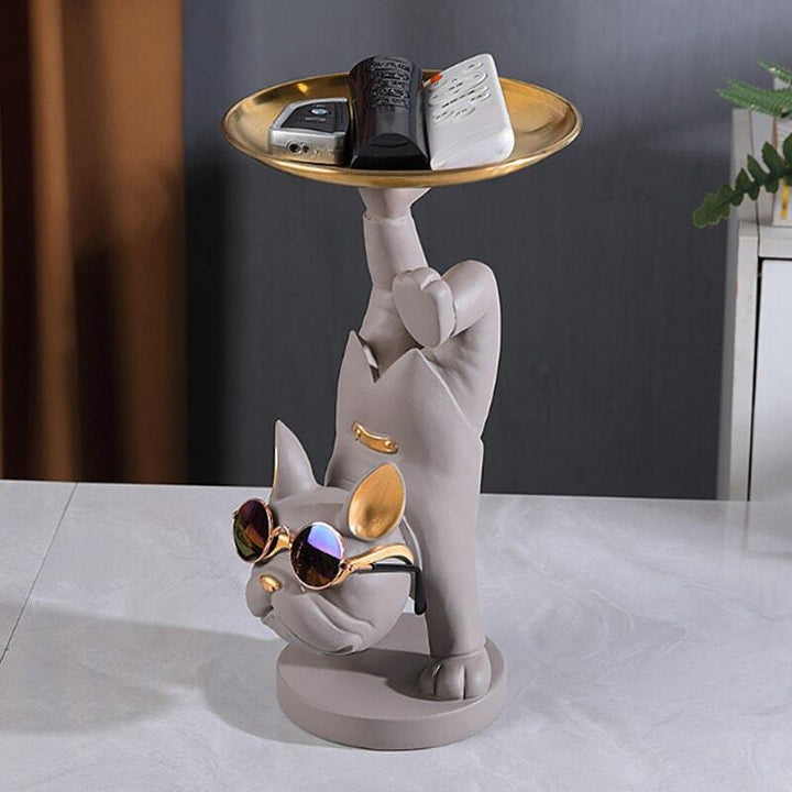 Vide Poche Design Chien | Paws - Designix Vide poche Gris