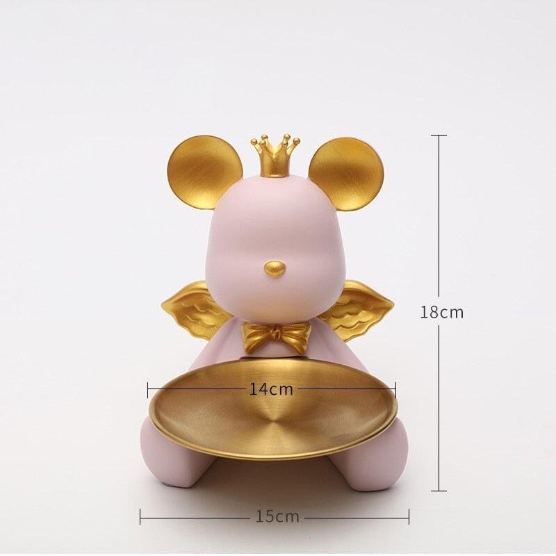 Vide Poche Design Diablotin | Tuna - Designix Vide poche Rose