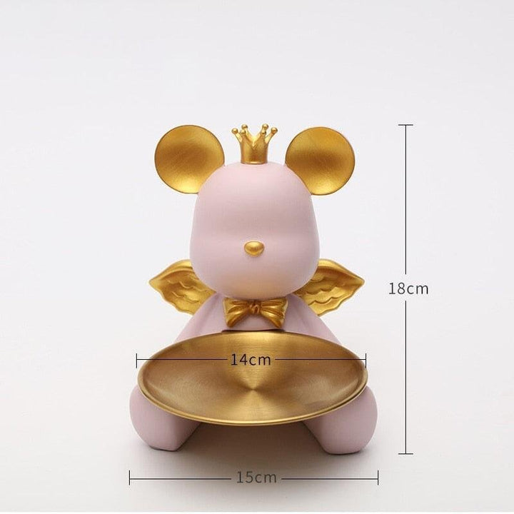 Vide Poche Design Diablotin | Tuna - Designix Vide poche Rose