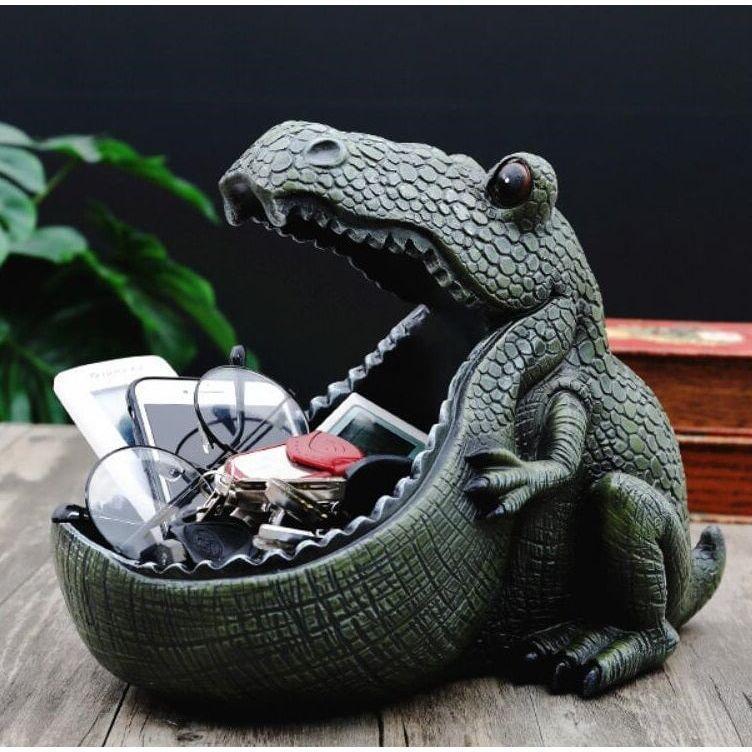 Vide Poche Design Dinosaure | Rex - Designix Vide poche Bleu