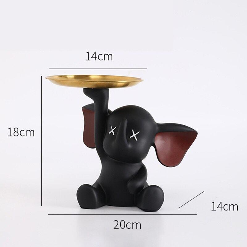 Vide Poche Design | Jelly | Designix - Vide poche Noir   - https://designix.fr/