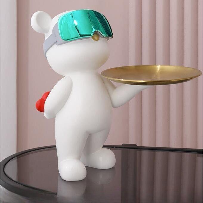 Vide Poche Design | King - Designix Vide poche Blanc 2
