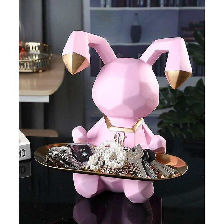 Vide Poche Design Lapin | Louie - Designix Vide poche Gris