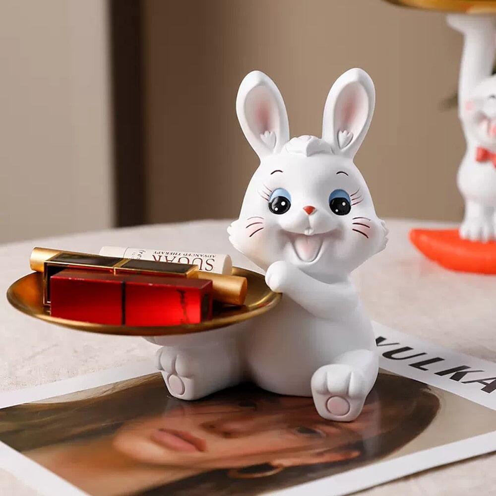 Vide Poche Design Lapin | Plume - Designix Vide poche