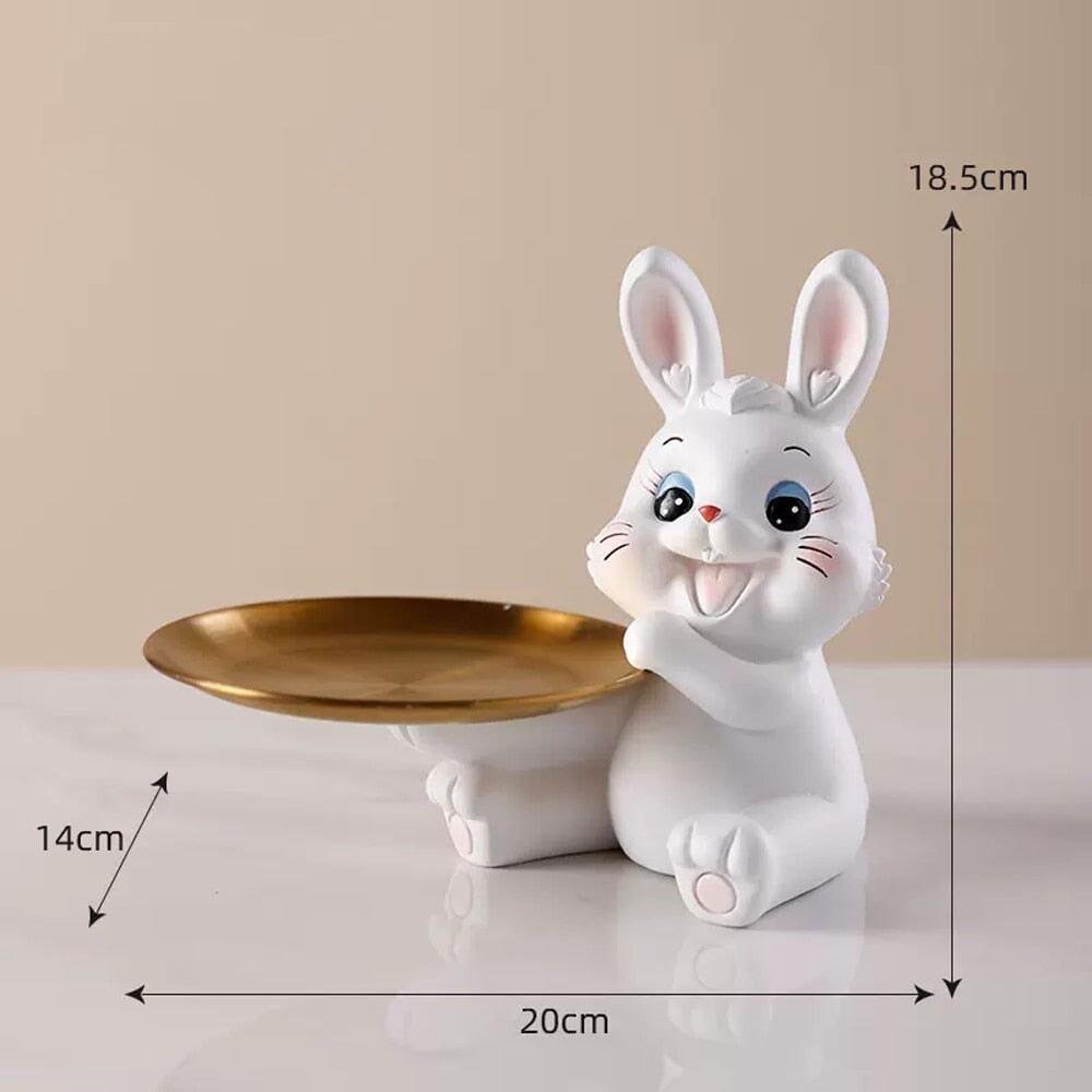 Vide Poche Design Lapin | Plume - Designix Vide poche