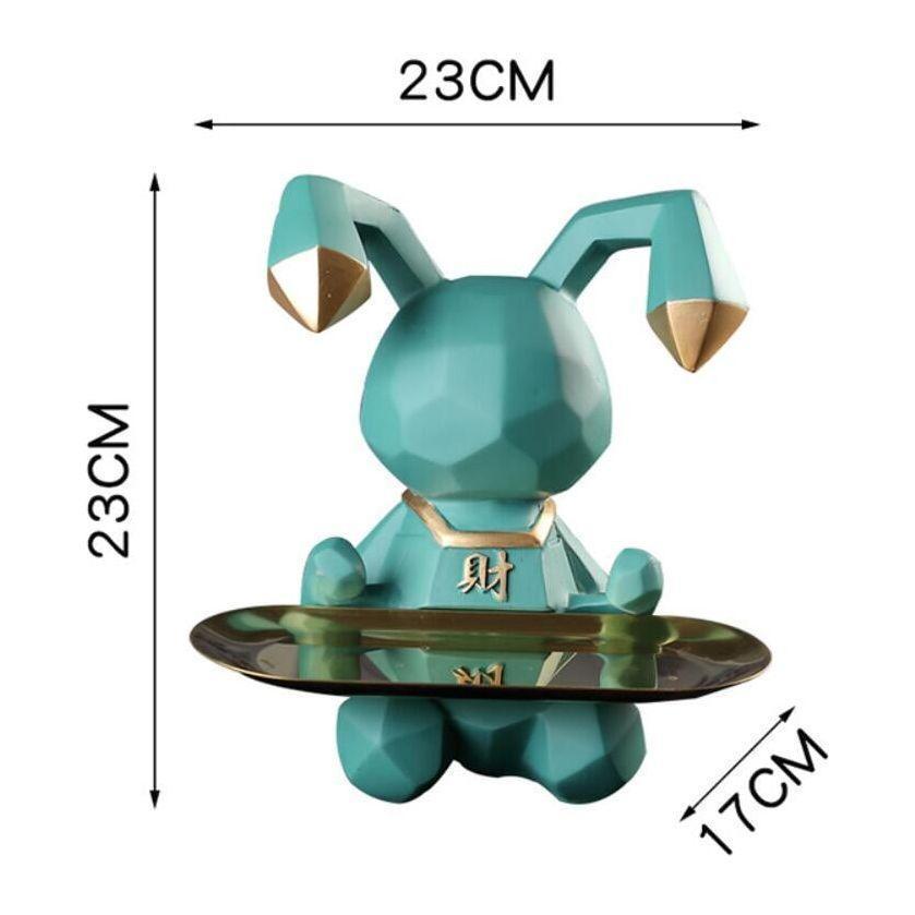 Vide Poche Design Lapin | Louie | Designix - Vide poche Vert   - https://designix.fr/