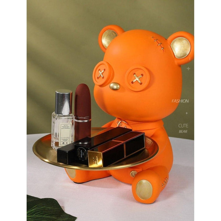 Vide Poche Design Ourson | Câlin - Designix Vide poche Orange