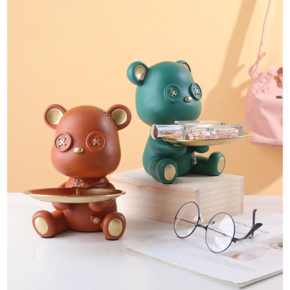Vide Poche Design Ourson | Câlin - Designix Vide poche Rose