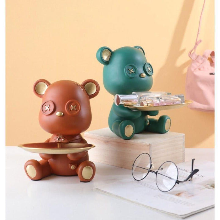 Vide Poche Design Ourson | Câlin - Designix Vide poche Rose