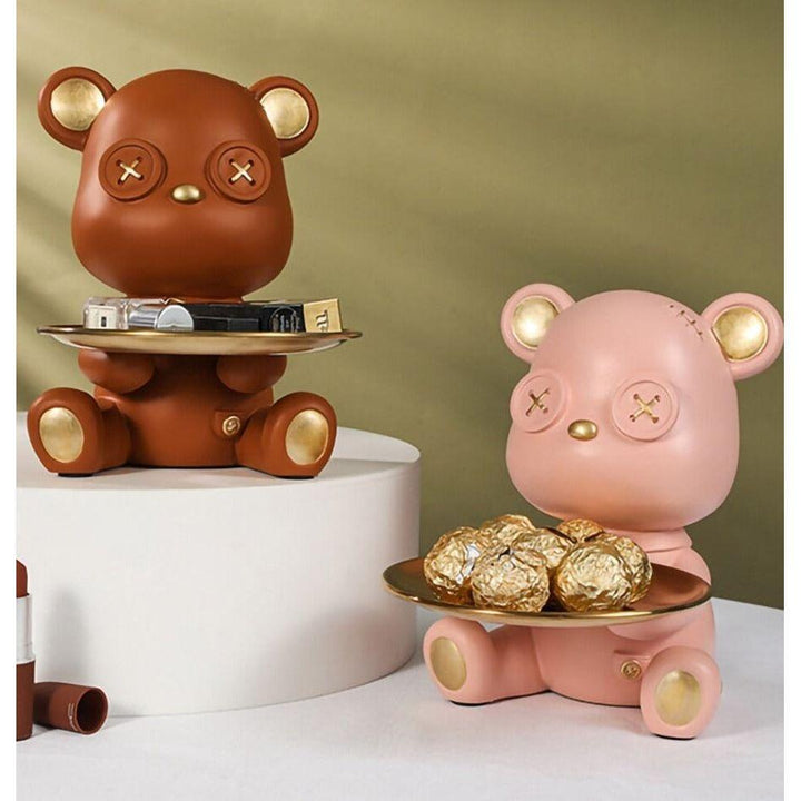 Vide Poche Design Ourson | Câlin - Designix Vide poche Vert