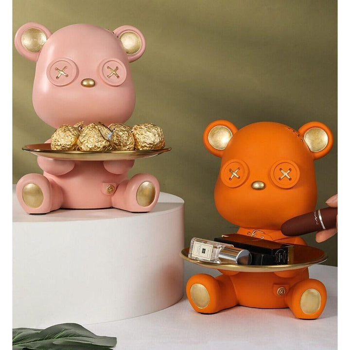 Vide Poche Design Ourson | Câlin - Designix Vide poche Vert