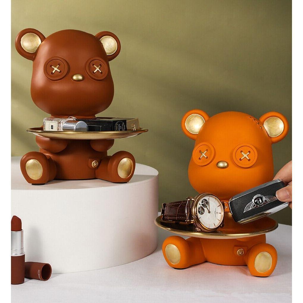 Vide Poche Design Ourson | Câlin - Designix Vide poche Vert