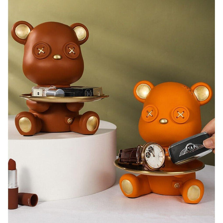 Vide Poche Design Ourson | Câlin - Designix Vide poche Vert