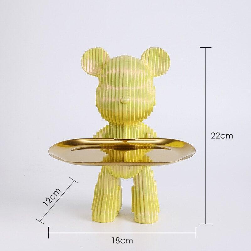 Vide Poche Design Ourson | Choupinou - Designix Vide poche Debout Vert